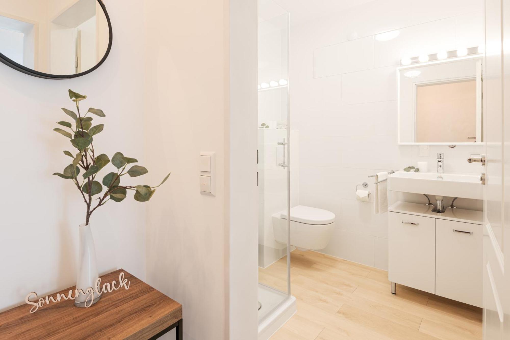 Ferienwohnung Sonnenglueck Mit Grosszuegigem Suedbalkon 伦茨基希 外观 照片